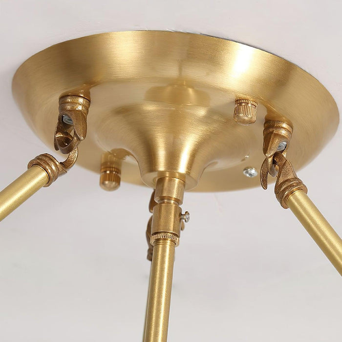 Flower Shape Glass Ceiling Light-DWHOME