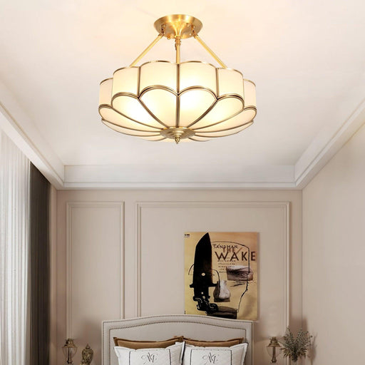 Flower Shape Glass Ceiling Light - DWHOME