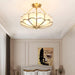 Flower Shape Glass Ceiling Light-DWHOME