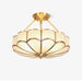 Flower Shape Glass Ceiling Light-DWHOME