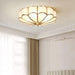 Flower Shape Glass Recessed Ceiling Light-DWHOME