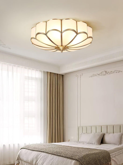 Flower Shape Glass Recessed Ceiling Light-DWHOME