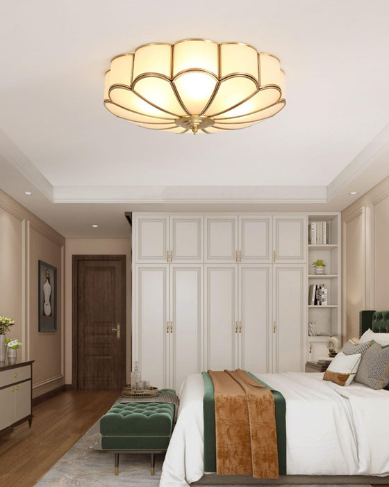 Flower Shape Glass Recessed Ceiling Light-DWHOME