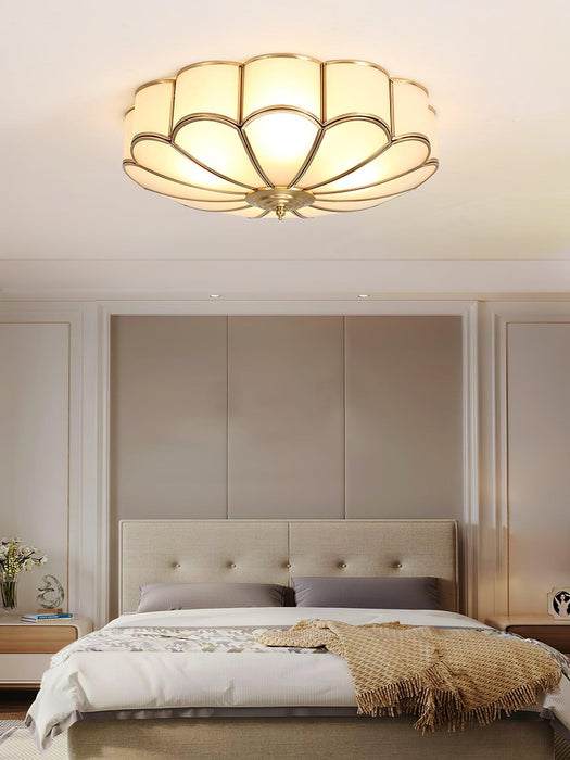 Flower Shape Glass Recessed Ceiling Light-DWHOME