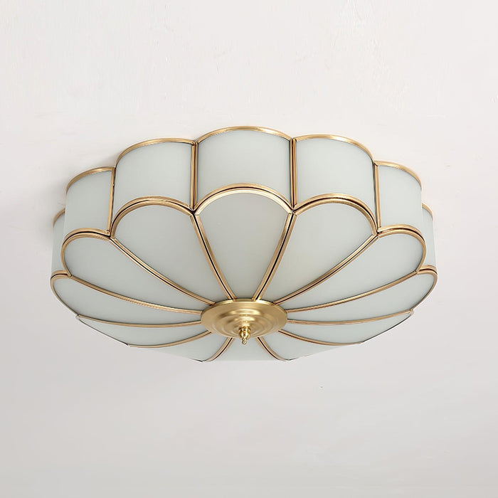 Flower Shape Glass Recessed Ceiling Light-DWHOME