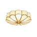 Scalloped Flush Ceiling Light-DWHOME