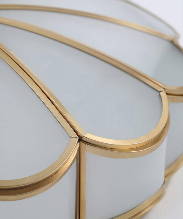 Flower Shape Glass Recessed Ceiling Light-DWHOME