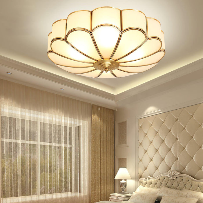 Flower Shape Glass Recessed Ceiling Light-DWHOME