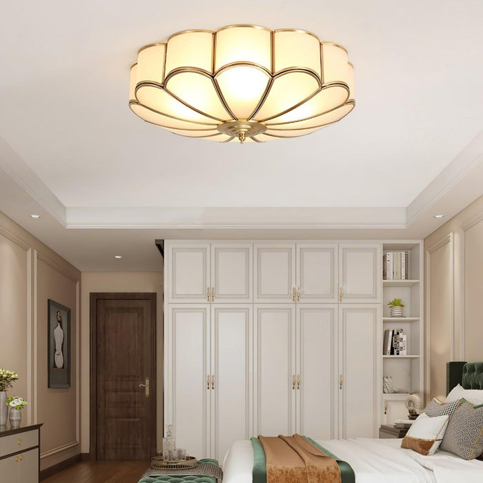 Flower Shape Glass Recessed Ceiling Light-DWHOME