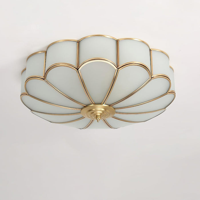 Flower Shape Glass Recessed Ceiling Light-DWHOME