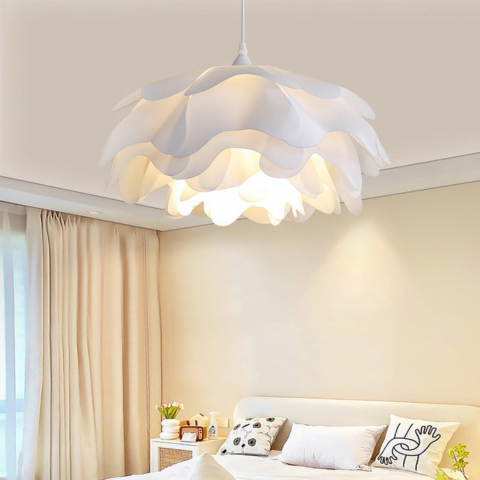Flower Shaped White Pendant Lamp-DWHOME