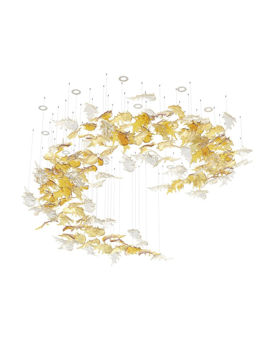 Flying Leaves Chandelier - Vakkerlight