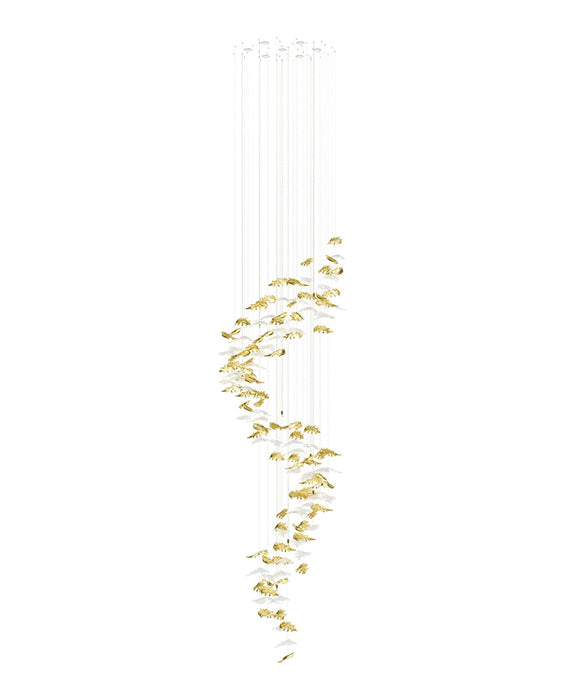Flying Leaves Chandelier - Vakkerlight