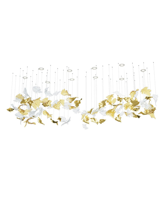 Flying Leaves Chandelier - Vakkerlight