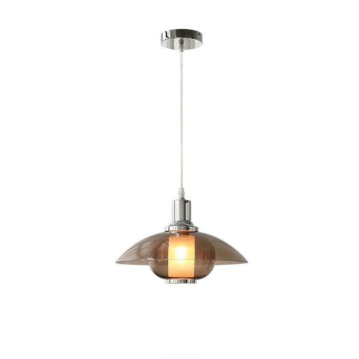 Flying Saucer Chrome Pendant Light-DWHOME