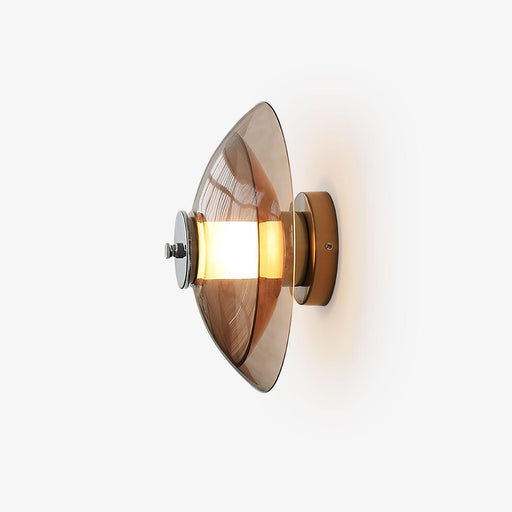 Flying Saucer Chrome Wall Light-DWHOME