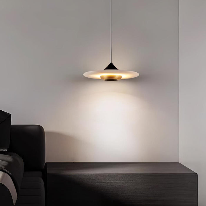 Flying Saucer Marble Pendant Lamp-DWHOME