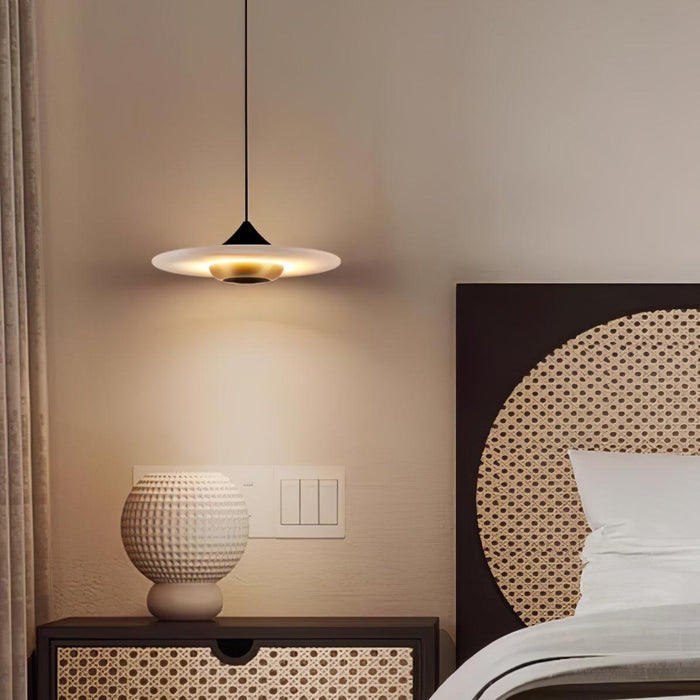Flying Saucer Marble Pendant Lamp-DWHOME
