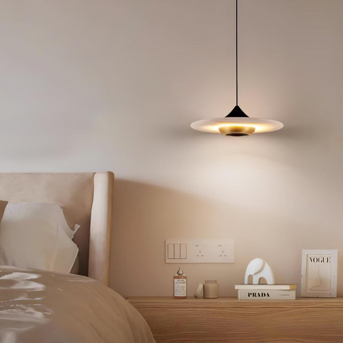 Flying Saucer Marble Pendant Lamp-DWHOME
