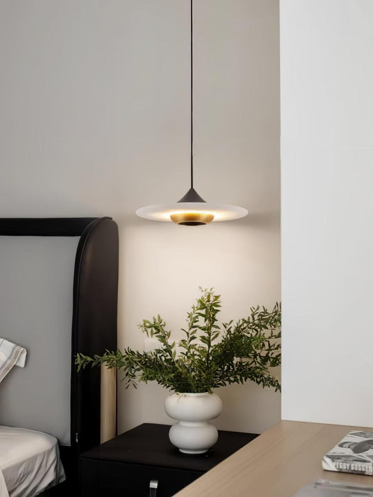 Flying Saucer Marble Pendant Lamp-DWHOME