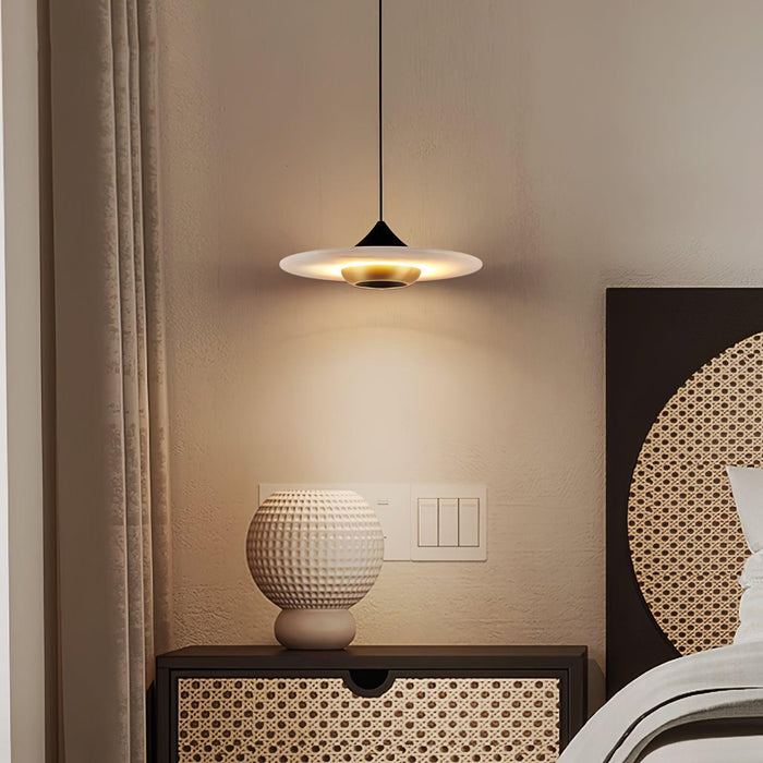 Flying Saucer Marble Pendant Lamp-DWHOME