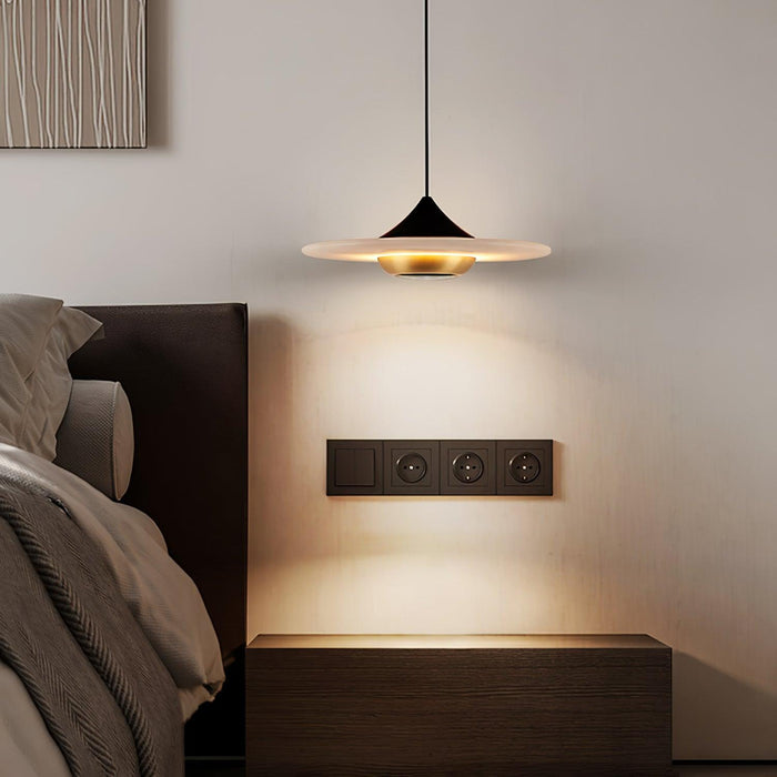 Flying Saucer Marble Pendant Lamp-DWHOME