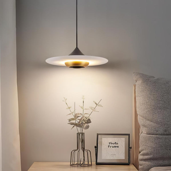 Flying Saucer Marble Pendant Lamp-DWHOME