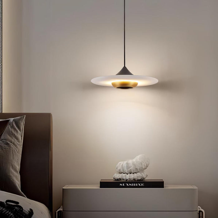 Flying Saucer Marble Pendant Lamp-DWHOME