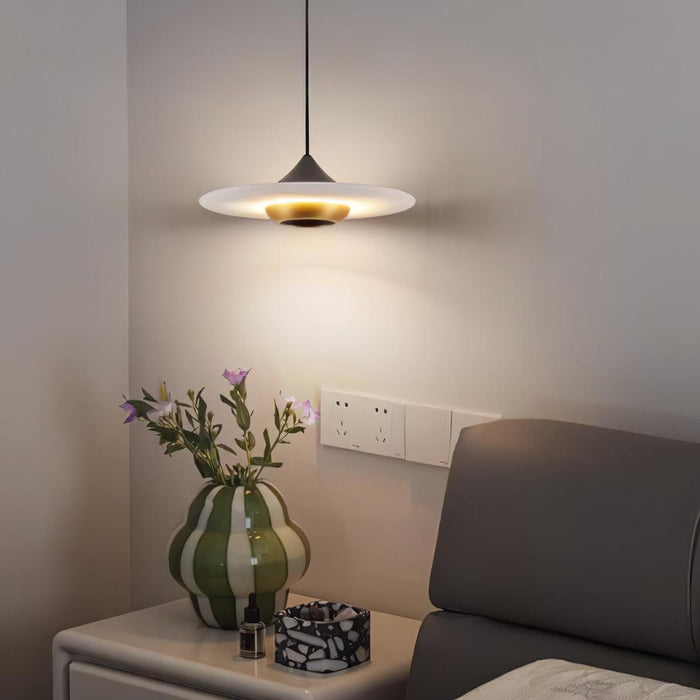 Flying Saucer Marble Pendant Lamp-DWHOME