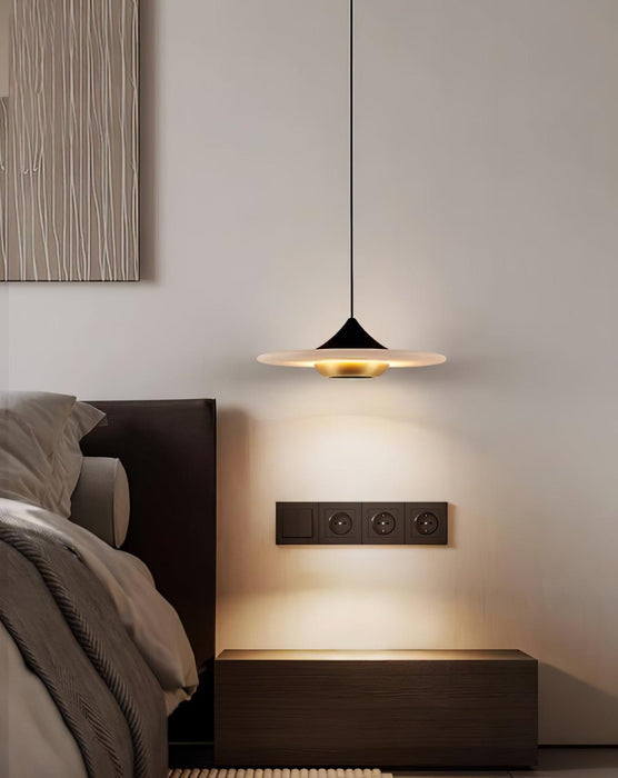 Flying Saucer Marble Pendant Lamp-DWHOME