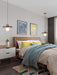Flying Saucer Walnut Pendant Lamp-DWHOME