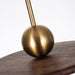 Flying Saucer Walnut Pendant Lamp-DWHOME