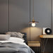 Flying Saucer Walnut Pendant Lamp-DWHOME