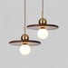 Flying Saucer Walnut Pendant Lamp-DWHOME