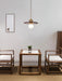 Flying Saucer Walnut Pendant Lamp-DWHOME