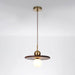 Flying Saucer Walnut Pendant Lamp-DWHOME