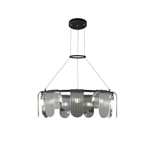 Folioles Brass Chandelier-DWHOME