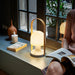 Portable Glass Charging Table Lamp - DWHOME