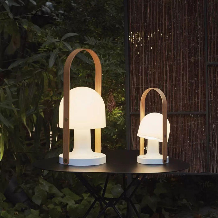 Portable Glass Charging Table Lamp - DWHOME