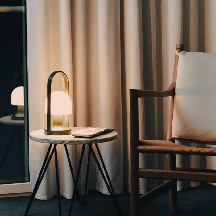 Portable Glass Charging Table Lamp - DWHOME