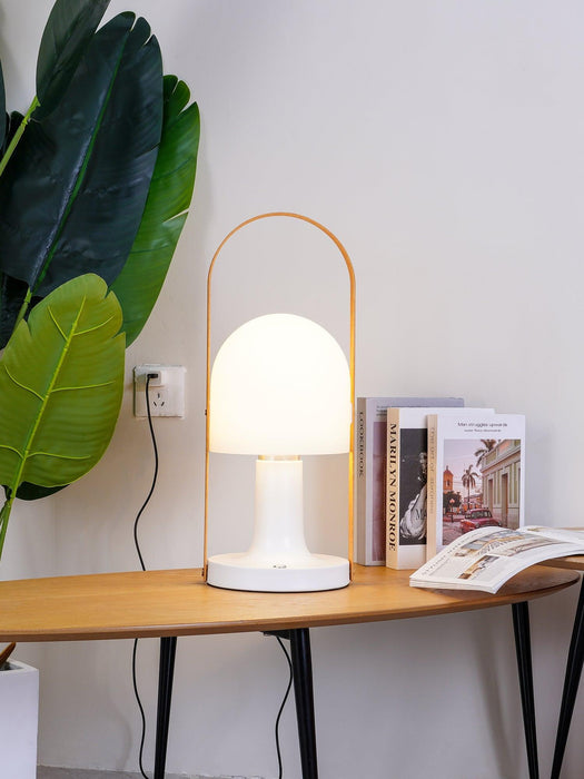 Portable Glass Charging Table Lamp - DWHOME