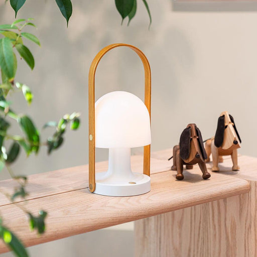 Portable Glass Charging Table Lamp - DWHOME