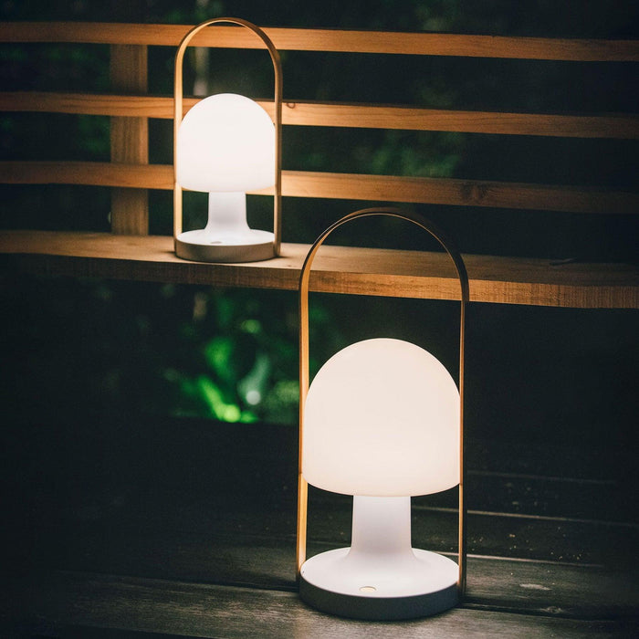 Portable Glass Charging Table Lamp - DWHOME