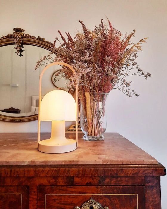 Portable Glass Charging Table Lamp - DWHOME