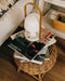 Portable Glass Charging Table Lamp - DWHOME