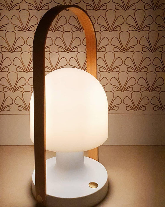 Portable Glass Charging Table Lamp - DWHOME