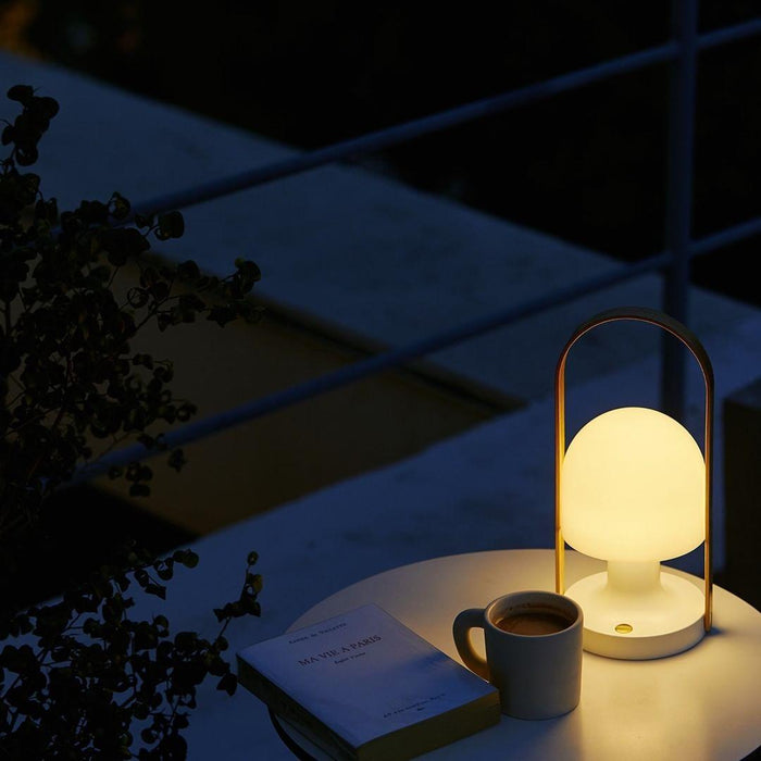 Portable Glass Charging Table Lamp - DWHOME