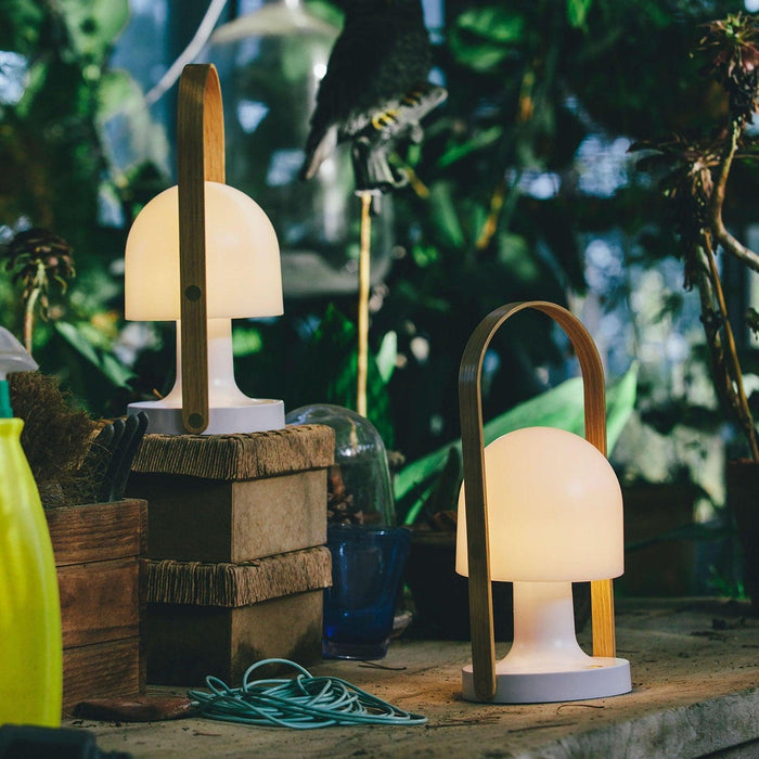 Portable Glass Charging Table Lamp - DWHOME