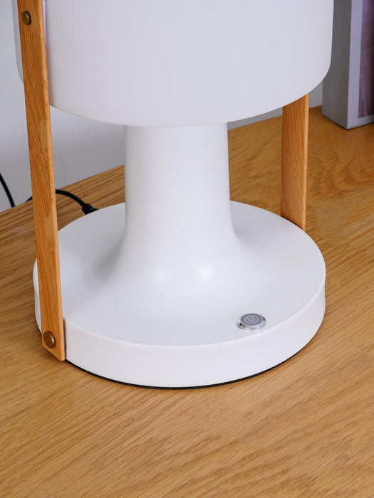Portable Glass Charging Table Lamp - DWHOME