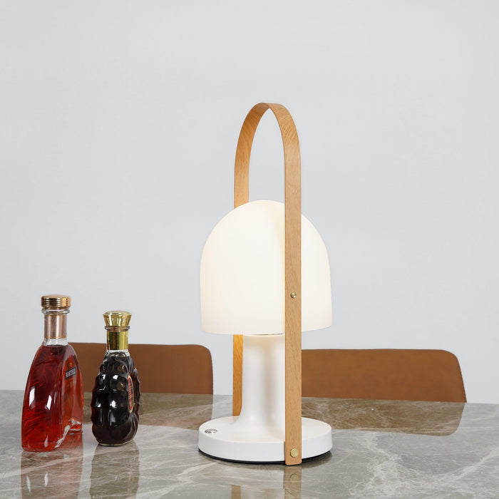 Portable Glass Charging Table Lamp - DWHOME